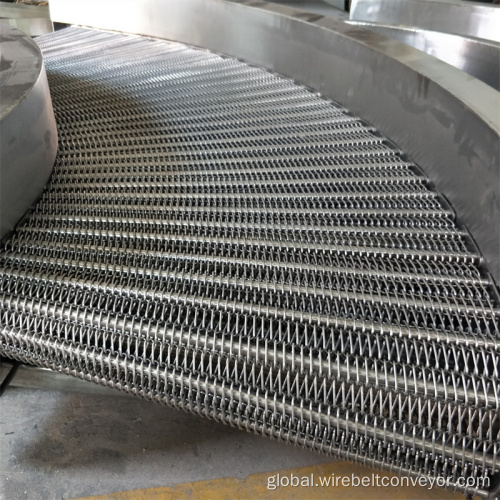 Stainless Steel Curved Belt for Transmission Curved Conveyor Wire Mesh Belt Manufactory